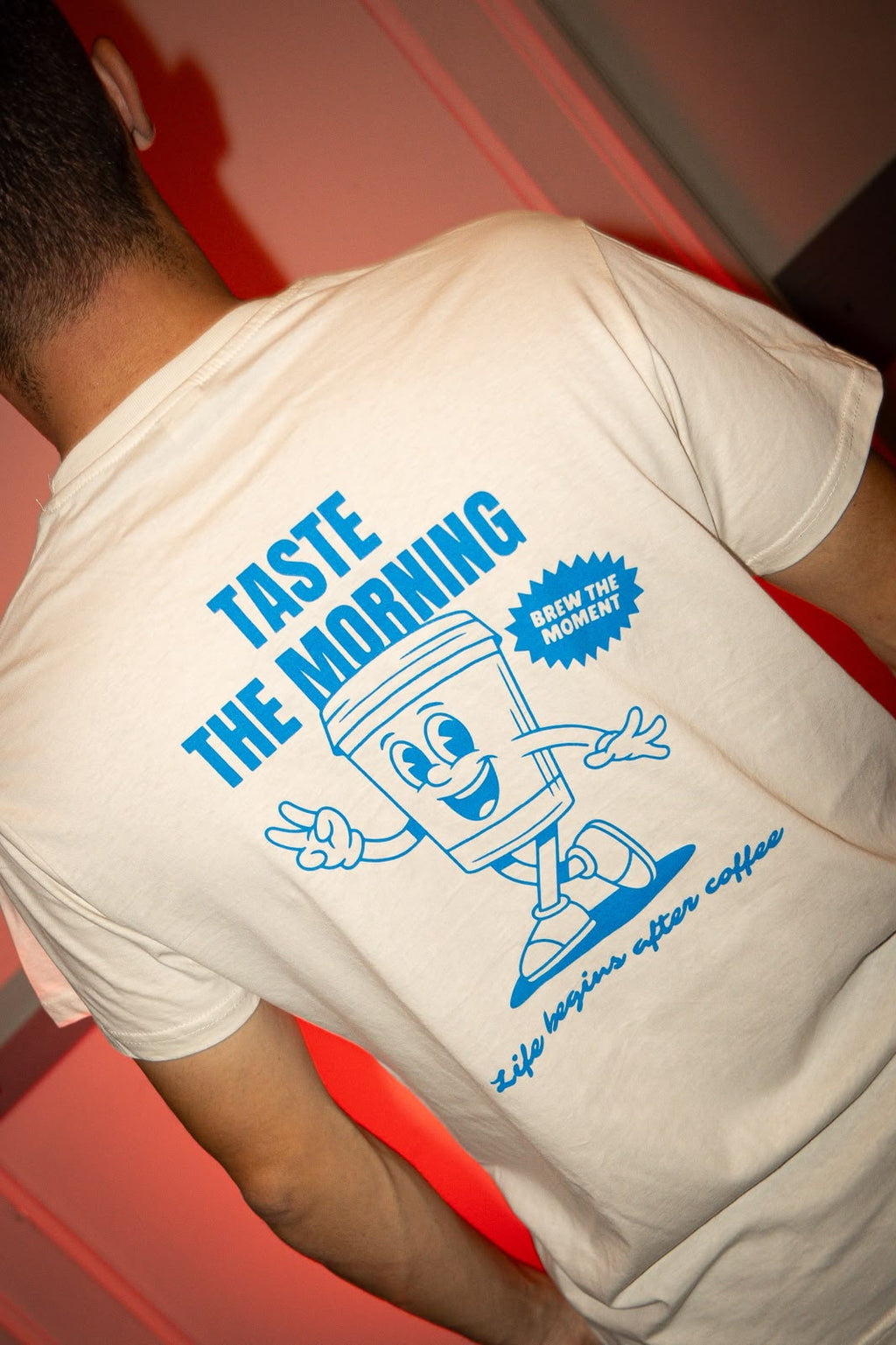 T-Shirt Taste The Morning - Blu
