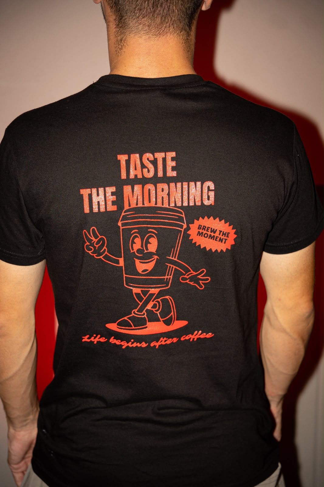 T-Shirt Taste The Morning - Nero